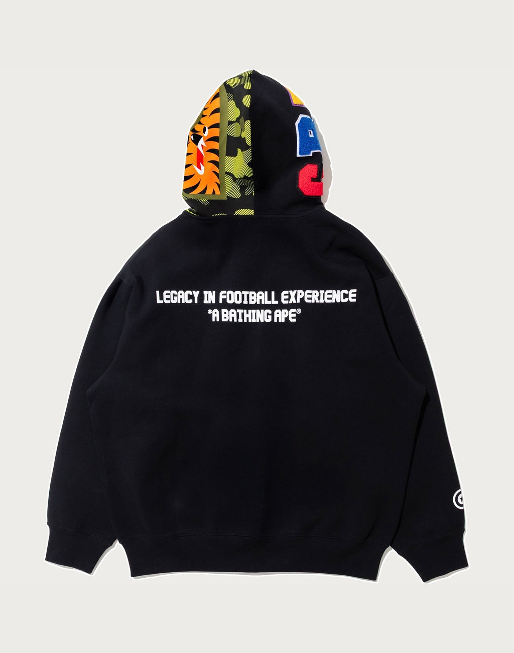 BAPE X CR7 LIFE LOGO RELAXED FIT SHARK FULL ZIP HOODIE #2 MENS