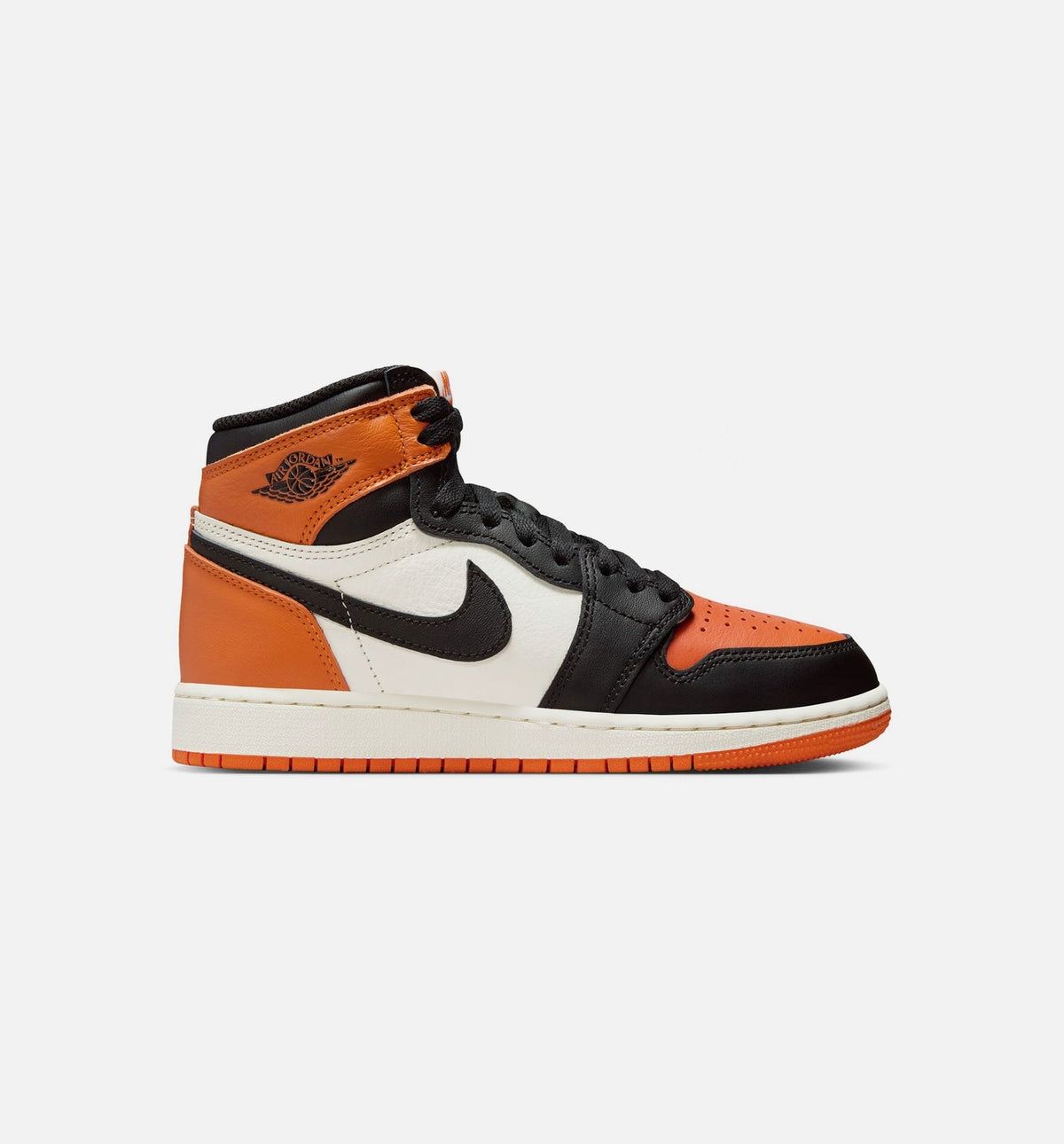 Air Jordan 1 Retro High OG "Shattered Backboard" Big Kids' Shoe – Black/Black/Sail/Starfish