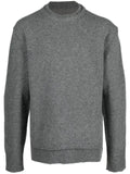 Maison Margiela elbow-patch knitted sweater
