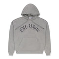 Heather Grey Goth Logo Hoodie