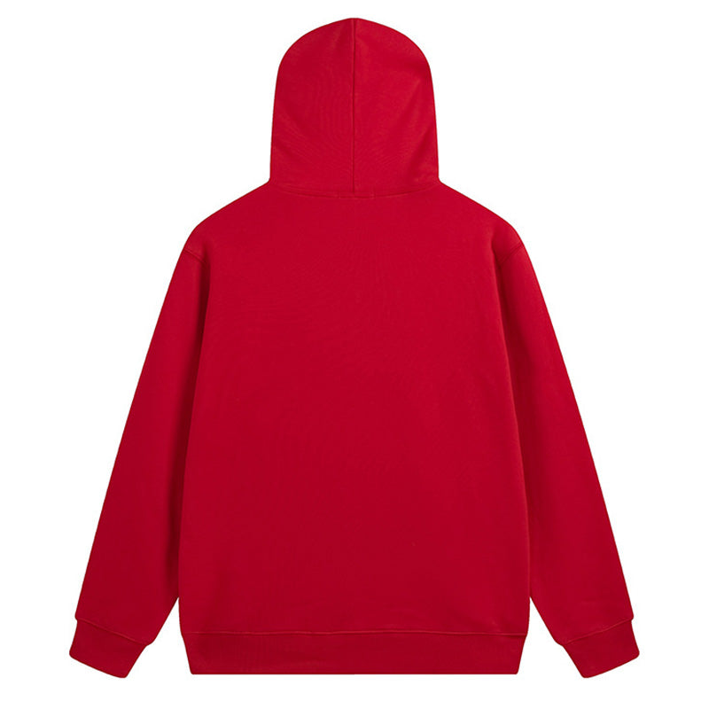 BAPE College Ape Head Hoodie - Black & Red