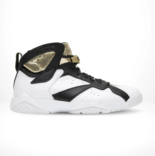 Air Jordan 7 Retro 'Champagne' White/Gold Sneakers