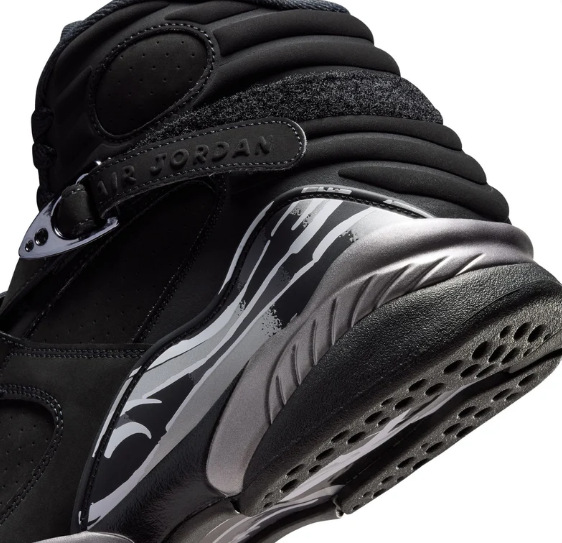 Air Jordan 8 Retro 'Black/White/LT Graphite' Sneakers