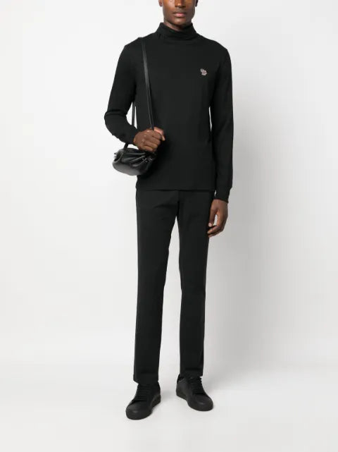 PS Paul Smith zebra-patch roll-neck jumper