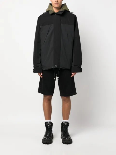 sacai Matte Blouson reversible taffeta jacket