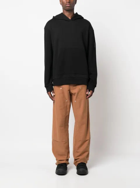 Peuterey logo-print cotton hoodie