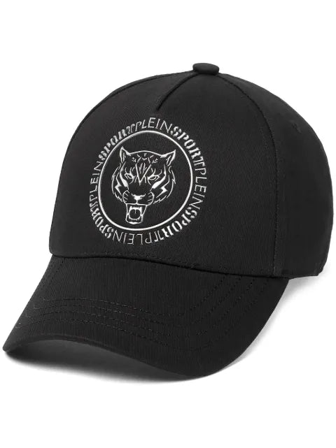 Plein Sport baseball cap with Carbon tiger print