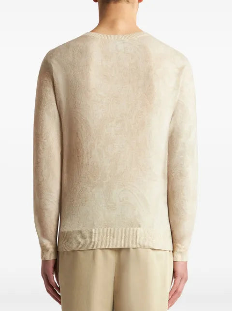 ETRO paisley intarsia-knit jumper