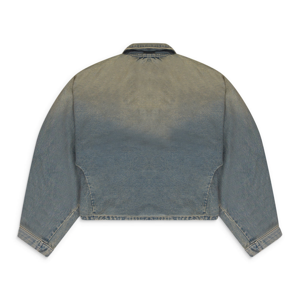 BLUE FATHERS GARDEN TRUCKER JACKET