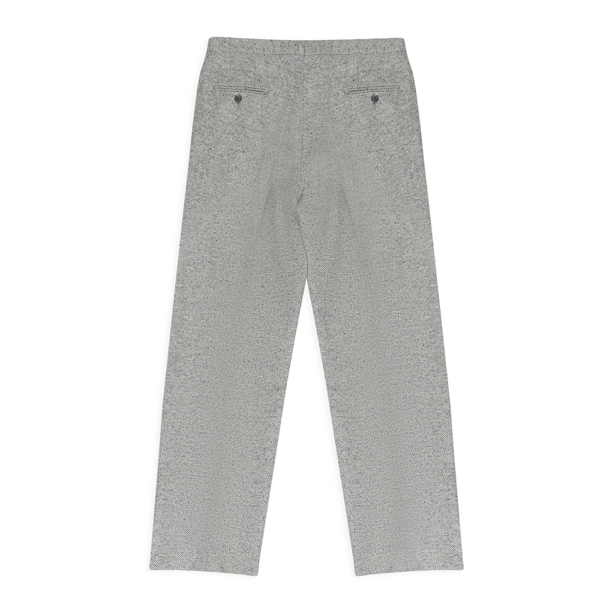 GRAY DONEGAL SUIT TROUSERS