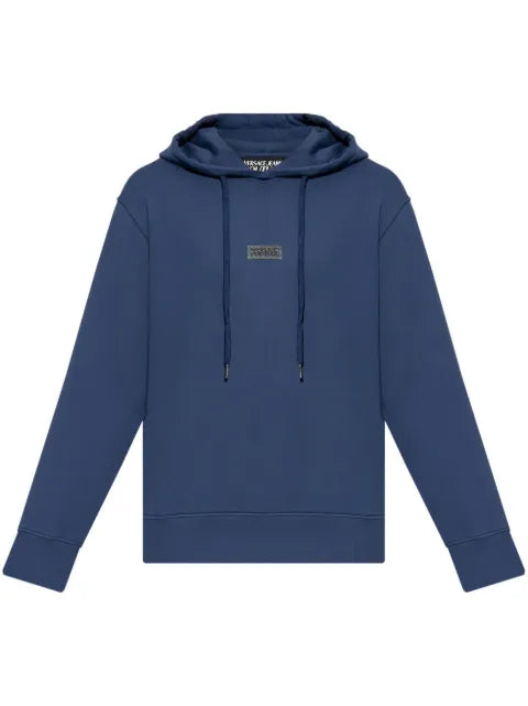 Versace Jeans Couture logo-plaque hoodie