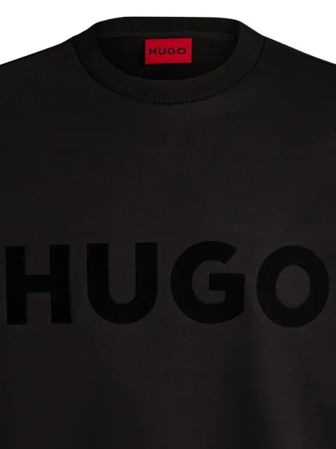 HUGO oversize-fit sweatshirt in cotton terry with tonal logo