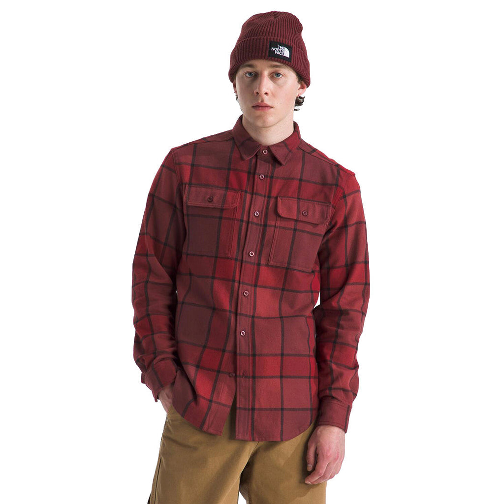 Camisa Arroyo Flannel para hombre color rojo