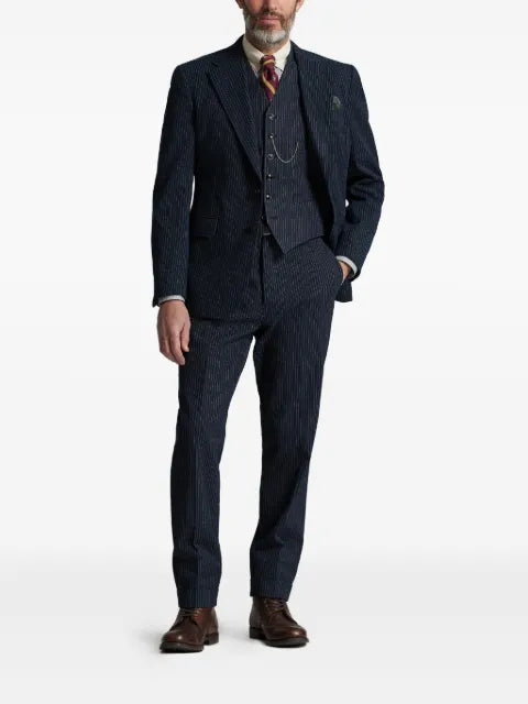 Ralph Lauren RRL pinstripe cotton waistcoat