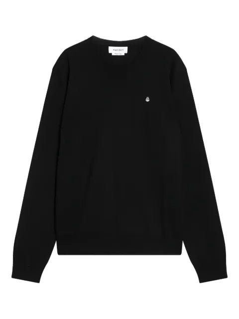 Alexander McQueen skull-embellished crew-neck sweater