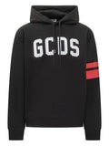 GCDS stripe-sleeve hoodie