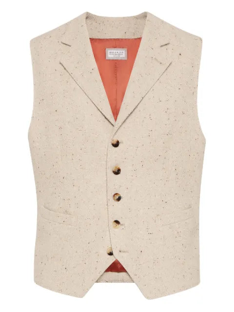 Brunello Cucinelli button-fastening waistcoat