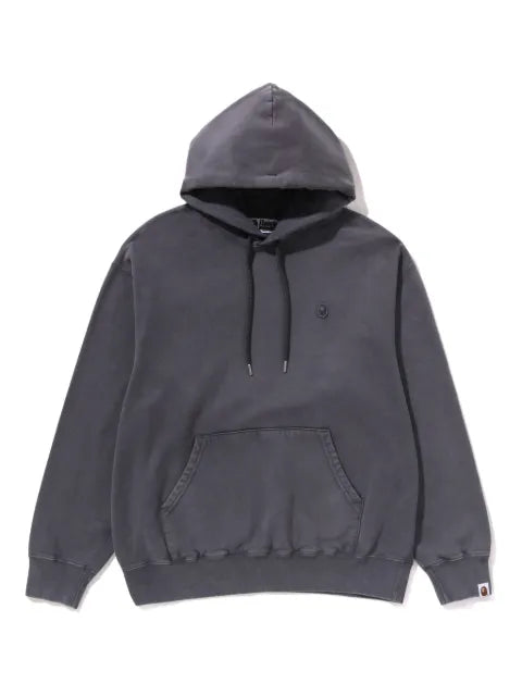 A BATHING APE® logo-patch hoodie