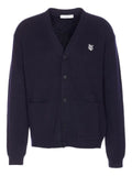 Maison Kitsuné Fox Head button cardigan