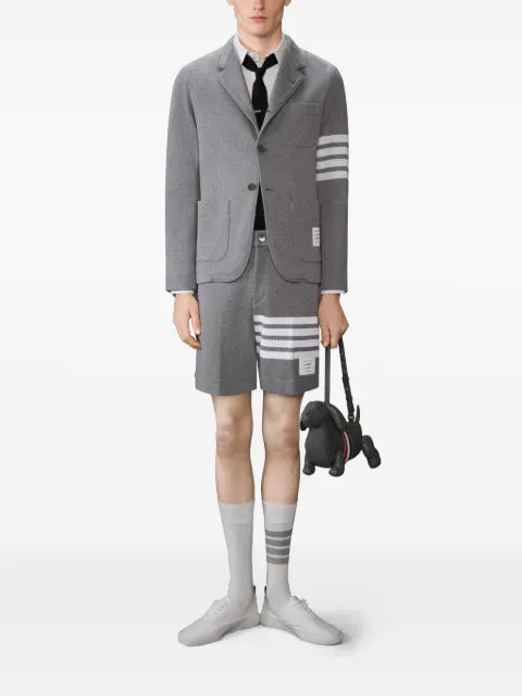 Thom Browne double face knit 4-Bar sack jacket