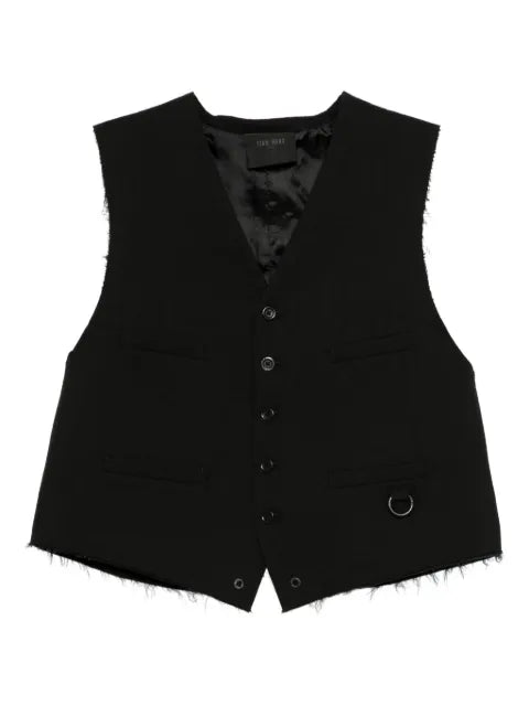 TEAM WANG design classic v-neck vest