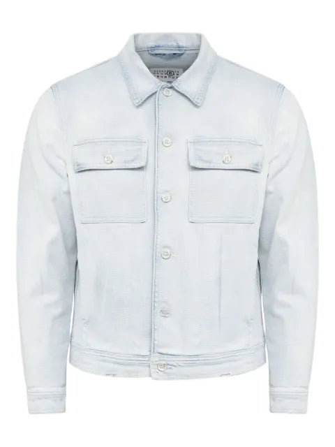 MM6 Maison Margiela button-front denim jacket