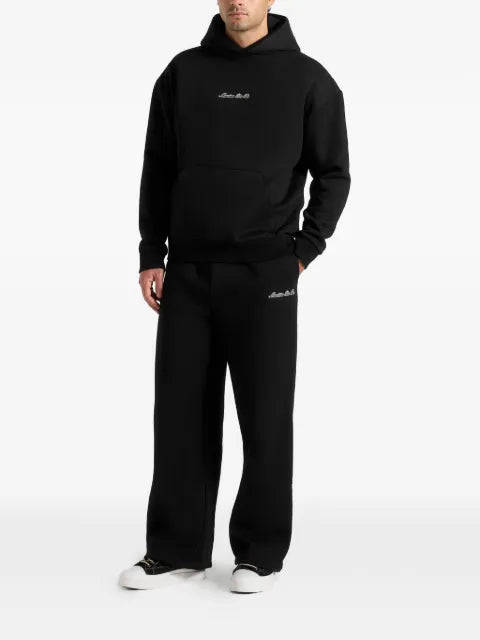 Manière De Voir JS001 - signature relaxed fit hoodie - taupe