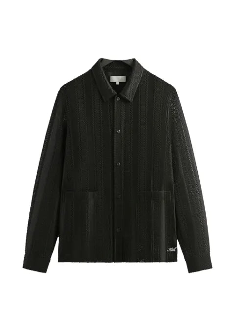 KITH ladder lace collared shirt jacket