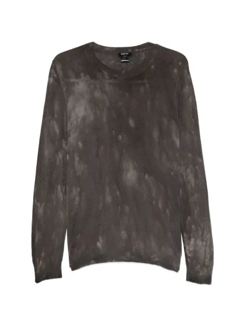 Avant Toi Sweatshirt with tie-dye print