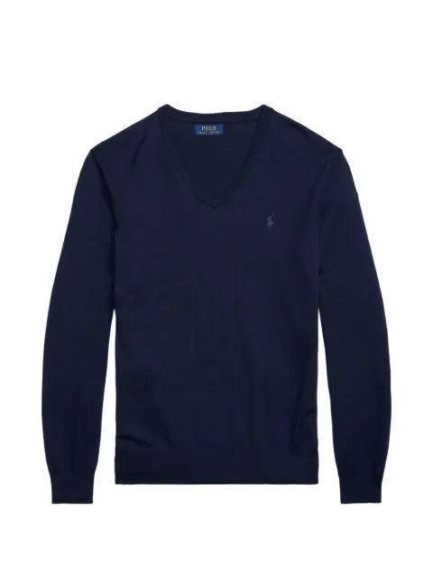Polo Ralph Lauren logo-embroidered V-neck sweater