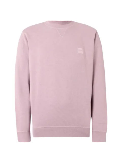 BOSS logo-patch sweatshirt