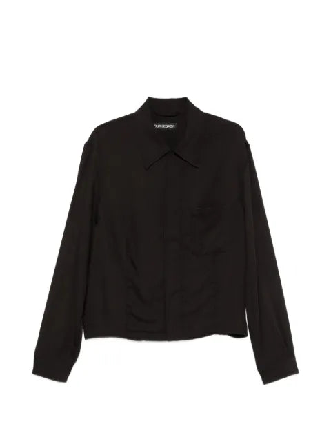 OUR LEGACY Sift zip shirt