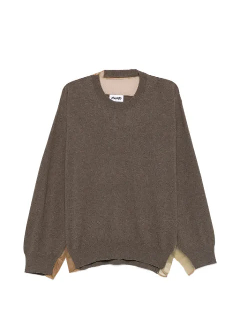 Magliano sweater with a layered design with Mesh