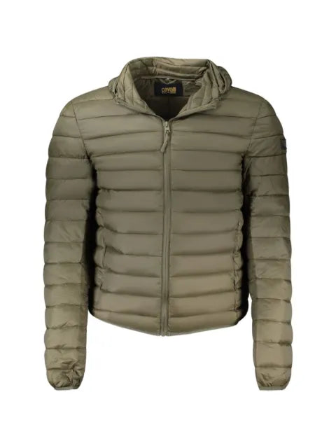 Cavalli Class hooded quilted jacket