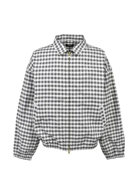 BREATH script-logo check-pattern jacket