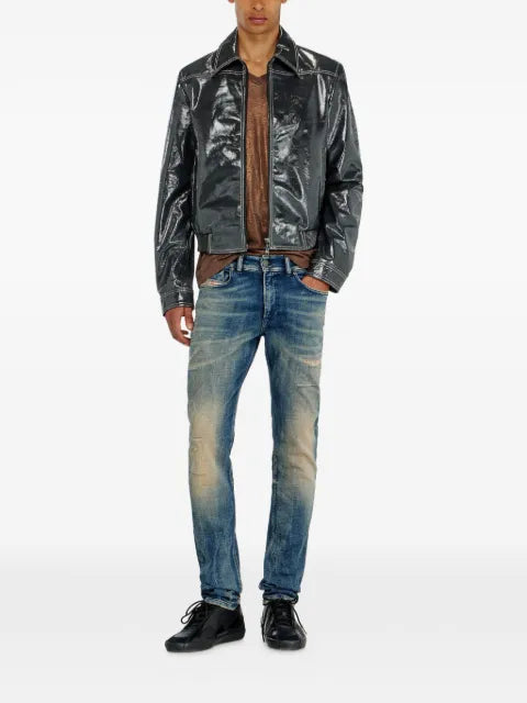 Diesel patent-leather jacket