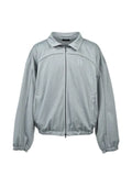 BREATH mesh logo-embroidered jacket