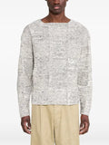 Auralee structured boat-neck sweater