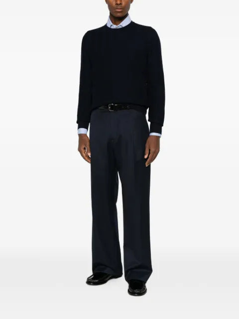 Vengera textured-knit virgin wool sweater