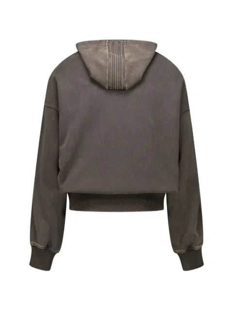 AVAVAV x adidas Originals logo-embossed oversized hoodie