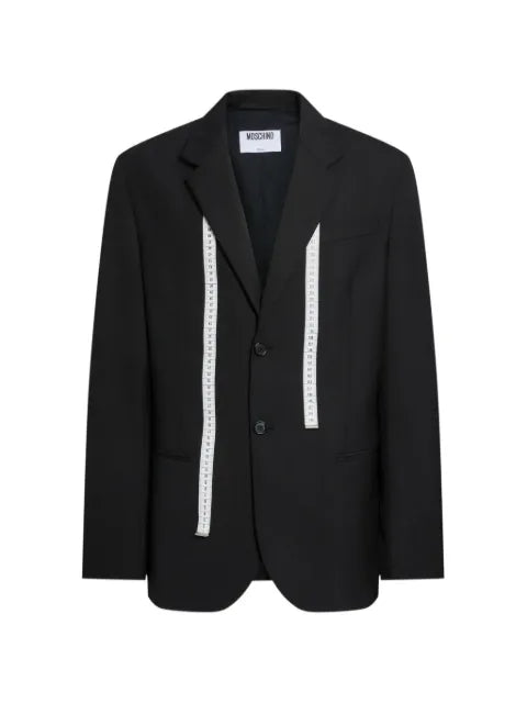 Moschino printed wool jacket
