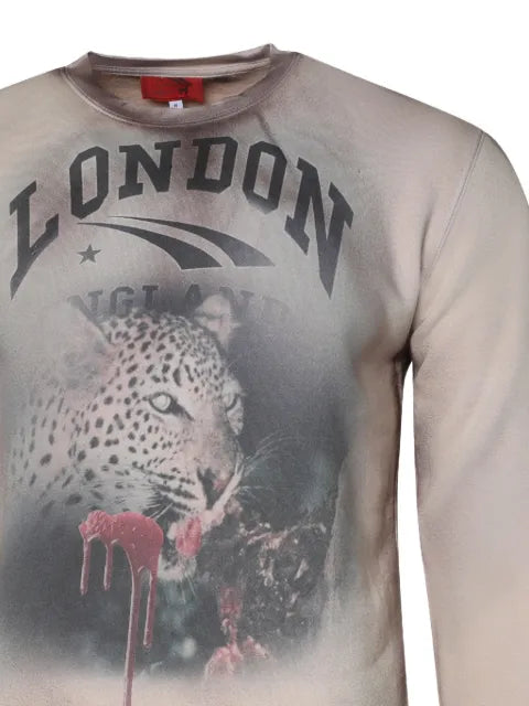 LA MASKARADE Dirty London graphic-print sweater