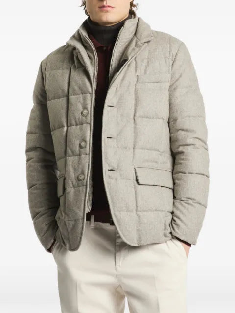 Fay high-neck quilted jacket