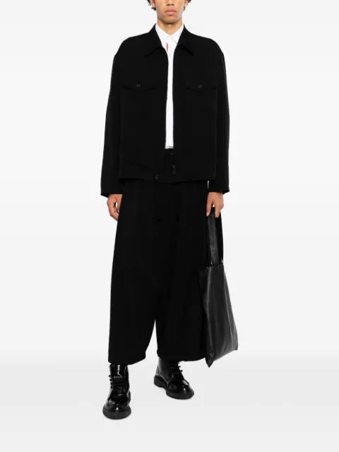 Yohji Yamamoto zip-up shirt jacket