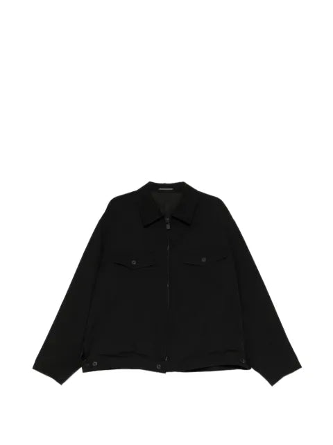 Yohji Yamamoto zip-up shirt jacket