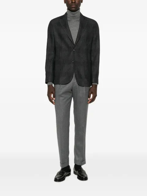 Barba checked blazer