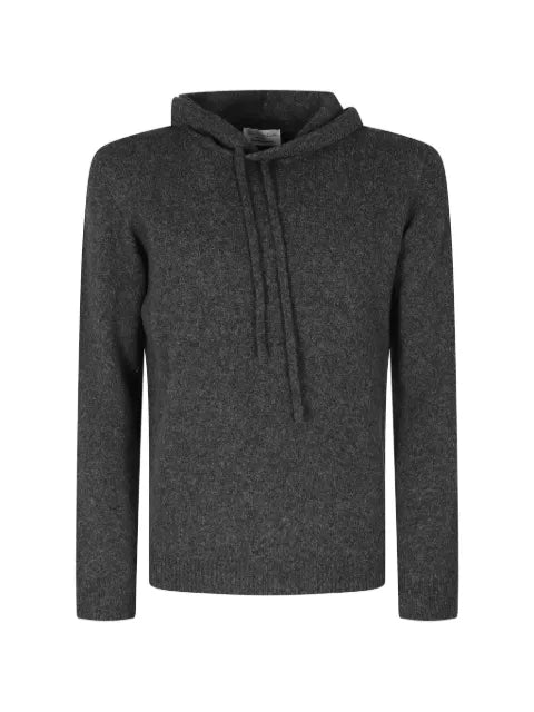 Roberto Collina knitted drawstring hoodie