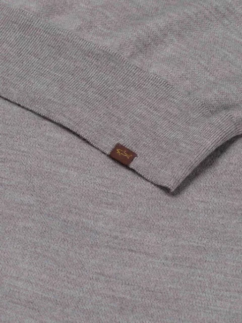 Paul & Shark logo-patch crew-neck sweater