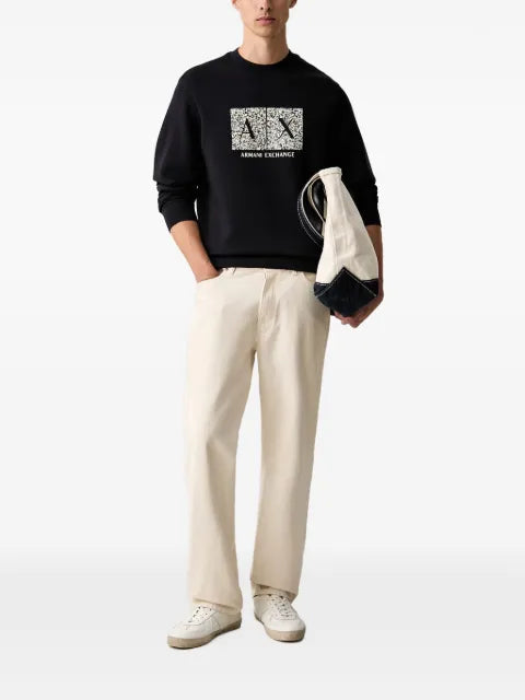 Armani Exchange logo-print sweatshirt