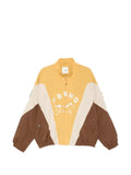 FOUND embroidered colour-block windbreaker jacket